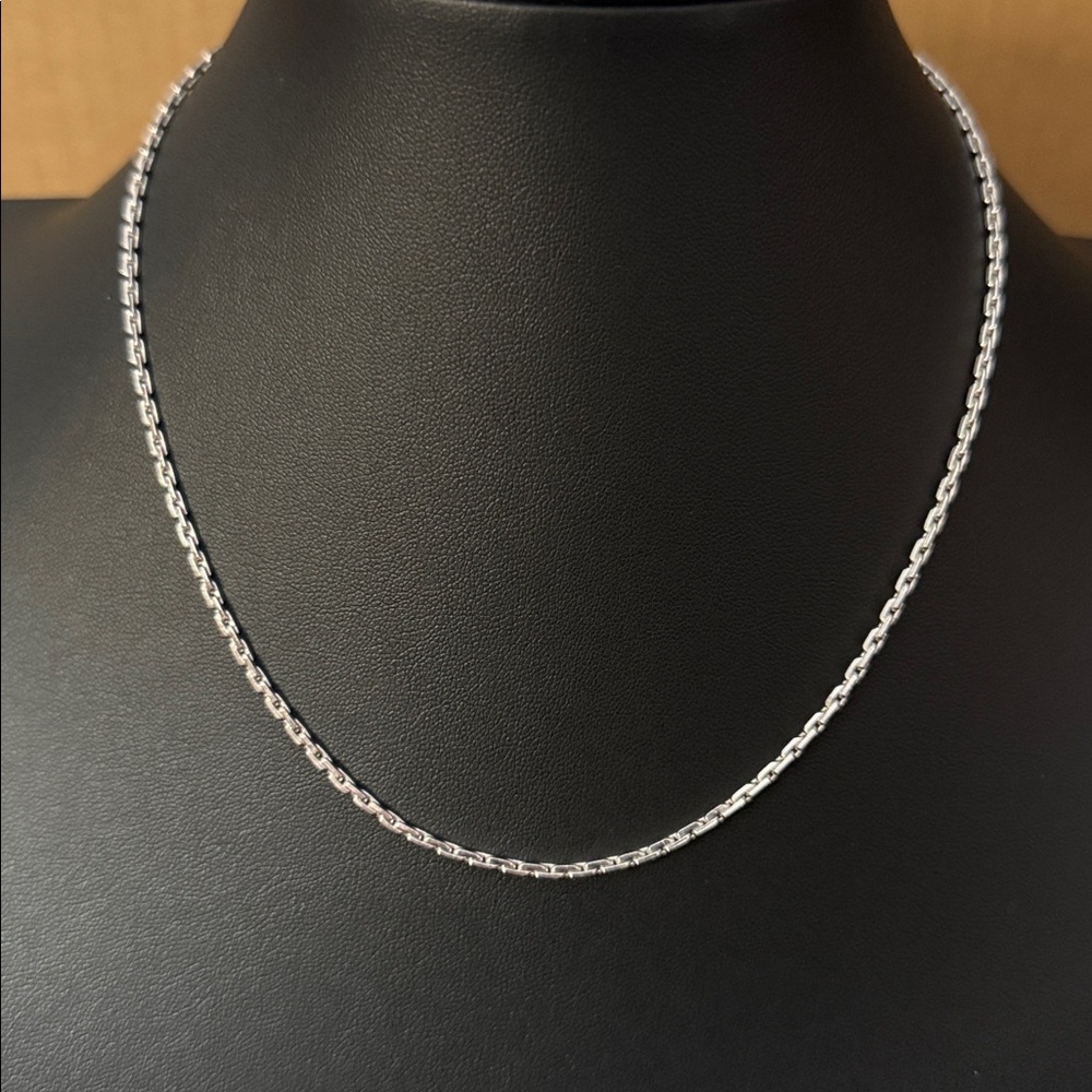 Vintage Silvertone Chain Necklace